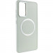 TPU чохол Bonbon Metal Style with Magnetic safe на Samsung Galaxy S21 FE (Білий / White)