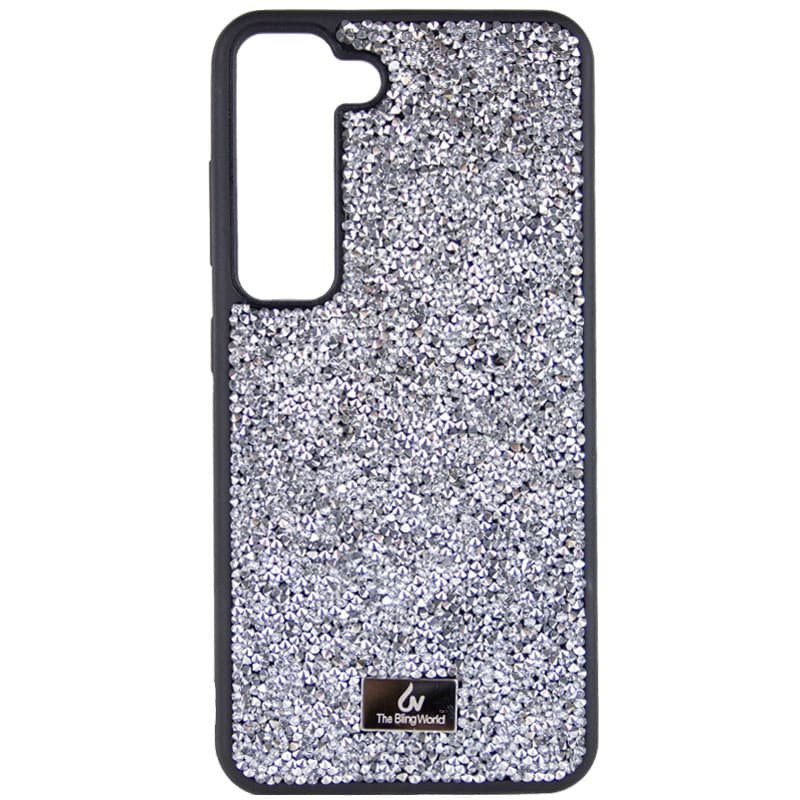 TPU чохол Bling World Rock Diamond на Samsung Galaxy S23 (Срібний)