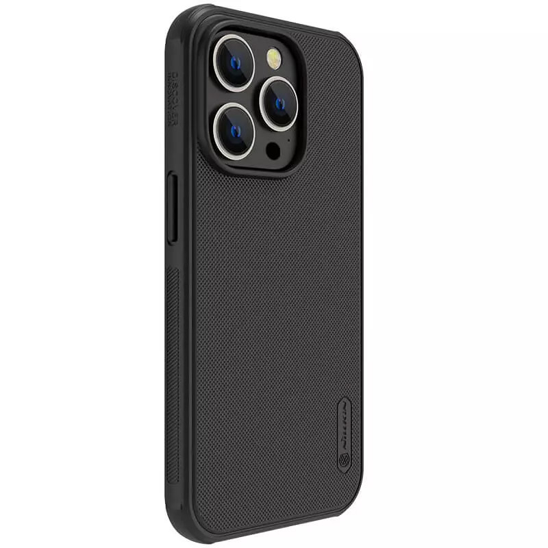 Фото Чохол Nillkin Matte Magnetic Pro на Apple iPhone 14 Pro Max (6.7") (Чорний / Black) в маназині vchehle.ua