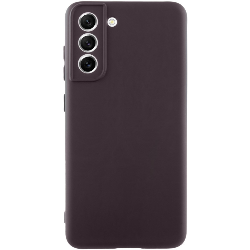 Чохол Silicone Cover Lakshmi Full Camera (AA) на Samsung Galaxy S22 (Шоколадний / Chocolate)