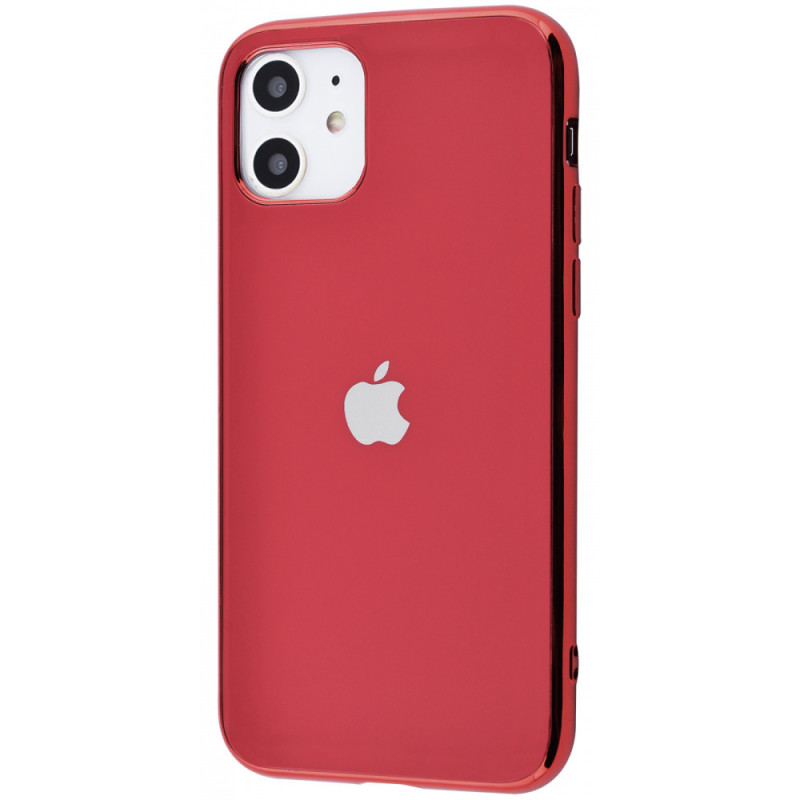 TPU чехол Matte LOGO для Apple iPhone 11 (6.1") (Красный / Red)