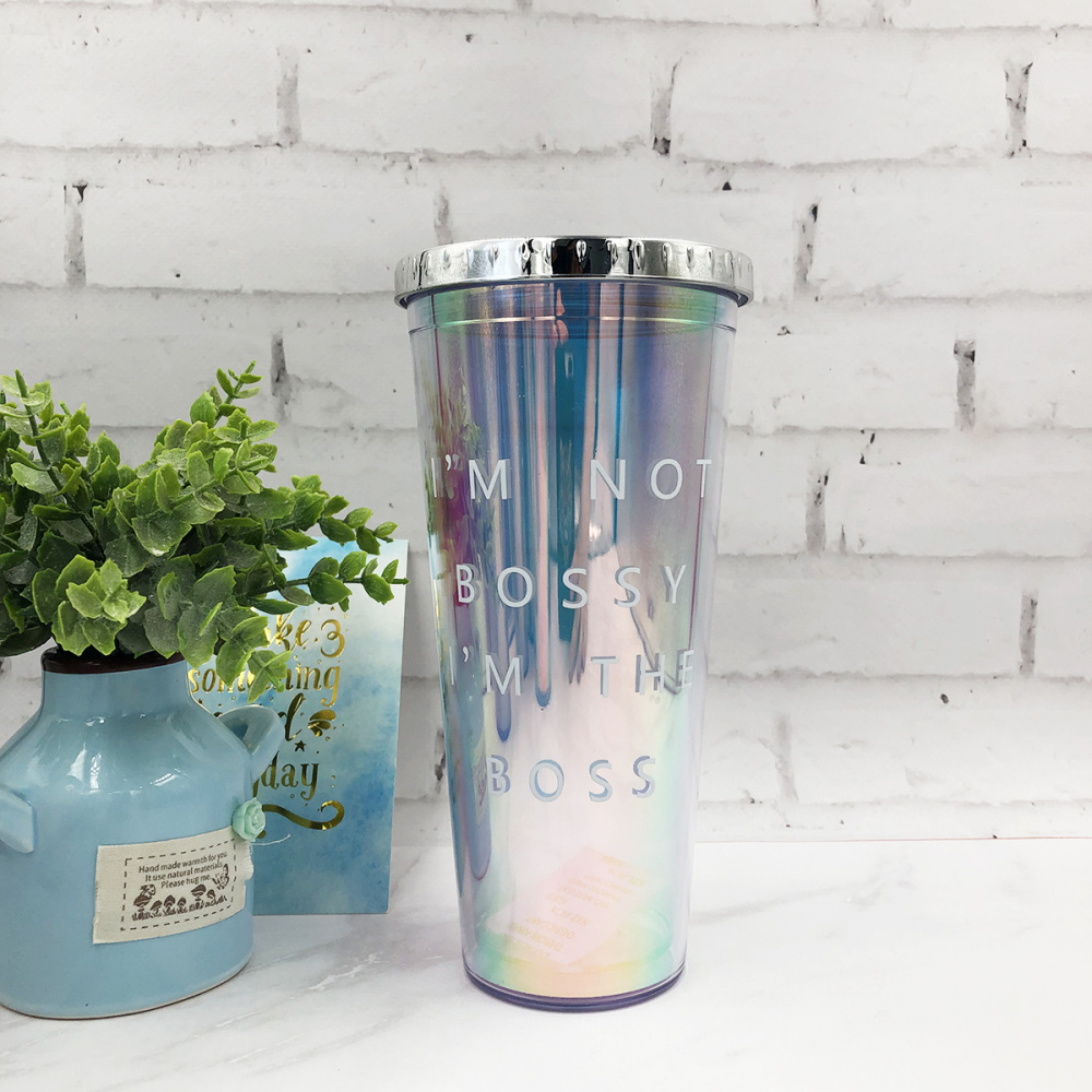 Стакан для напитков с трубочкой You Got This 620ml (06)