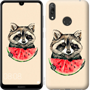 

Чохол Єнотик з кавуном для Huawei Y7 (2019) 800008