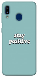 Чехол Stay positive для Galaxy A20 (2019)