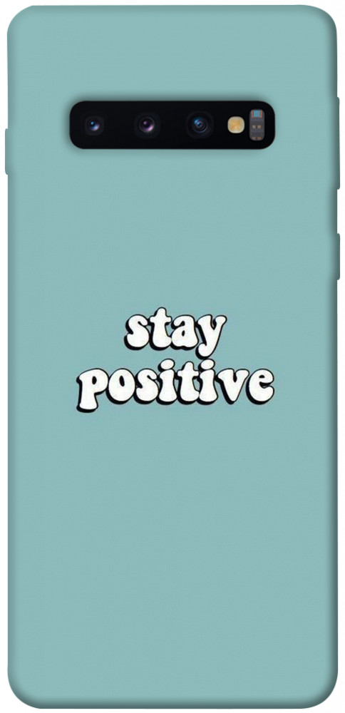 Чехол Stay positive для Galaxy S10 (2019)