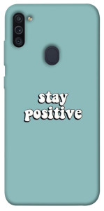 Чехол Stay positive для Galaxy M11 (2020)