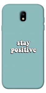 Чехол Stay positive для Galaxy J7 (2017)