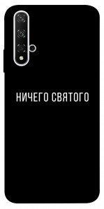 Чехол Ничего святого black для Huawei Honor 20