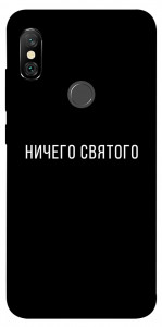 Чехол Ничего святого black для Xiaomi Redmi Note 6 Pro