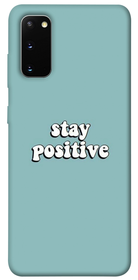 Чехол Stay positive для Galaxy S20 (2020)