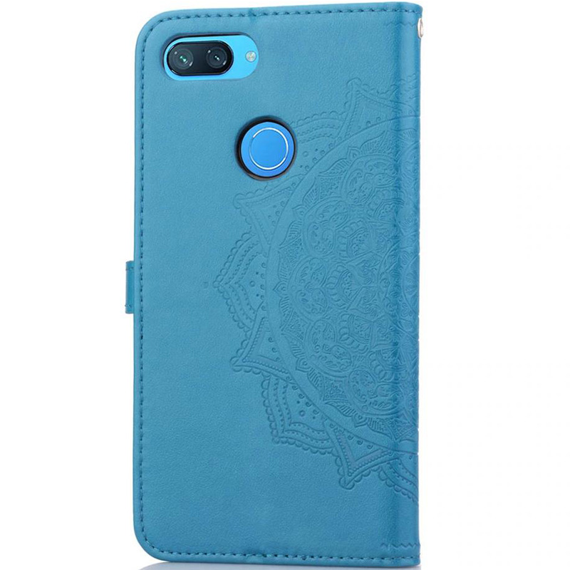 Фото Кожаный чехол (книжка) Art Case с визитницей для Xiaomi Mi 8 Lite / Mi 8 Youth (Mi 8X) (Синий) на vchehle.ua
