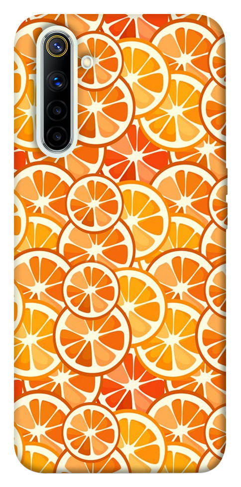 

Чехол Мандариновый паттерн для Realme 6 1089063