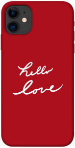 Чехол Hello love для iPhone 11
