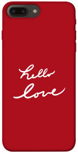 Чехол Hello love для iPhone 7 plus (5.5")