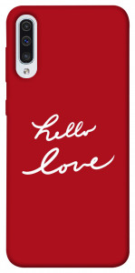 Чохол Hello love для Samsung Galaxy A50 (A505F)