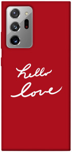 Чехол Hello love для Galaxy Note 20 Ultra