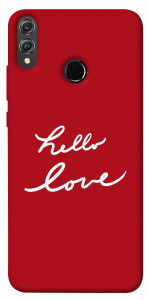 Чохол Hello love для Huawei Honor 8X
