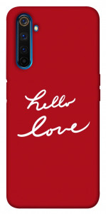 Чохол Hello love для Realme 6 Pro