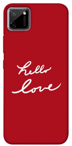 Чехол Hello love для Realme C11