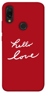 Чехол Hello love для Xiaomi Redmi 7