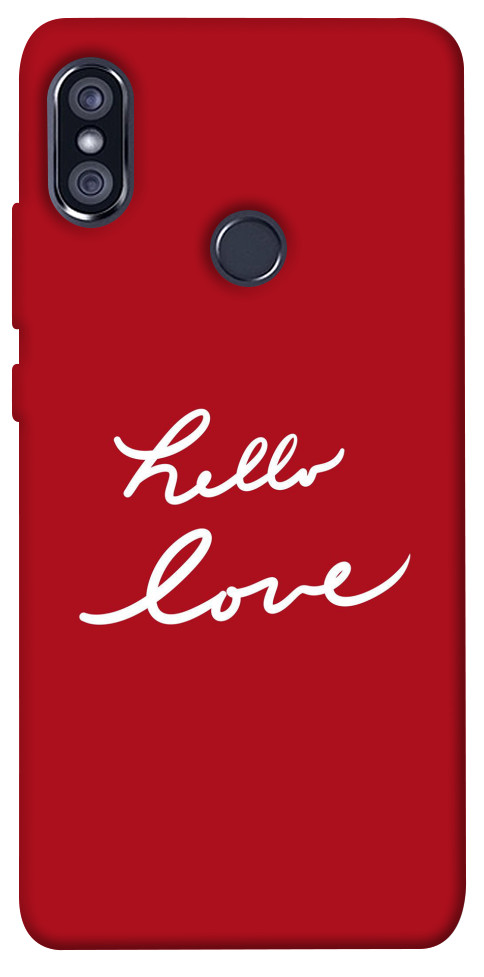 Чехол Hello love для Xiaomi Redmi Note 5 (Dual Camera)