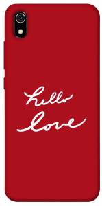 Чехол Hello love для Xiaomi Redmi 7A