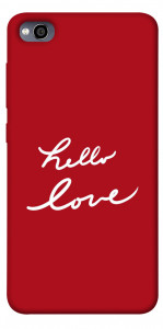 Чехол Hello love для Xiaomi Redmi 4A