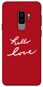 Чехол Hello love для Galaxy S9+