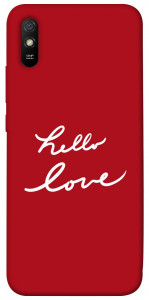 Чохол Hello love для Xiaomi Redmi 9A