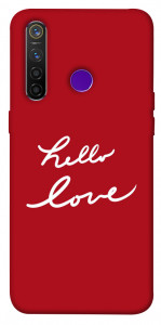 Чохол Hello love для Realme 5 Pro