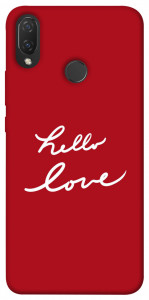 Чехол Hello love для Huawei P Smart+