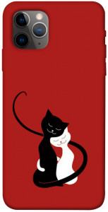Чехол Влюбленные коты для iPhone 11 Pro