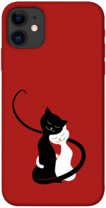 Чехол Влюбленные коты для iPhone 11