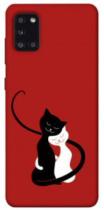 Чехол Влюбленные коты для Galaxy A31 (2020)