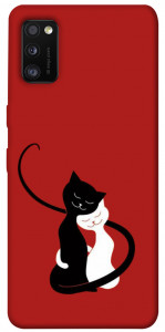Чехол Влюбленные коты для Galaxy A41 (2020)