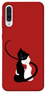 Чохол Закохані коти для Samsung Galaxy A50s