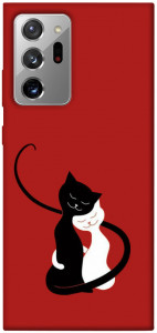 Чехол Влюбленные коты для Galaxy Note 20 Ultra