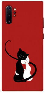 Чехол Влюбленные коты для Galaxy Note 10+ (2019)