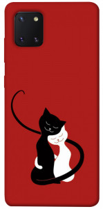 Чохол Закохані коти для Galaxy Note 10 Lite (2020)