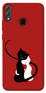 Чохол Закохані коти для Huawei Honor 8X