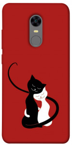 Чехол Влюбленные коты для Xiaomi Redmi 5 Plus