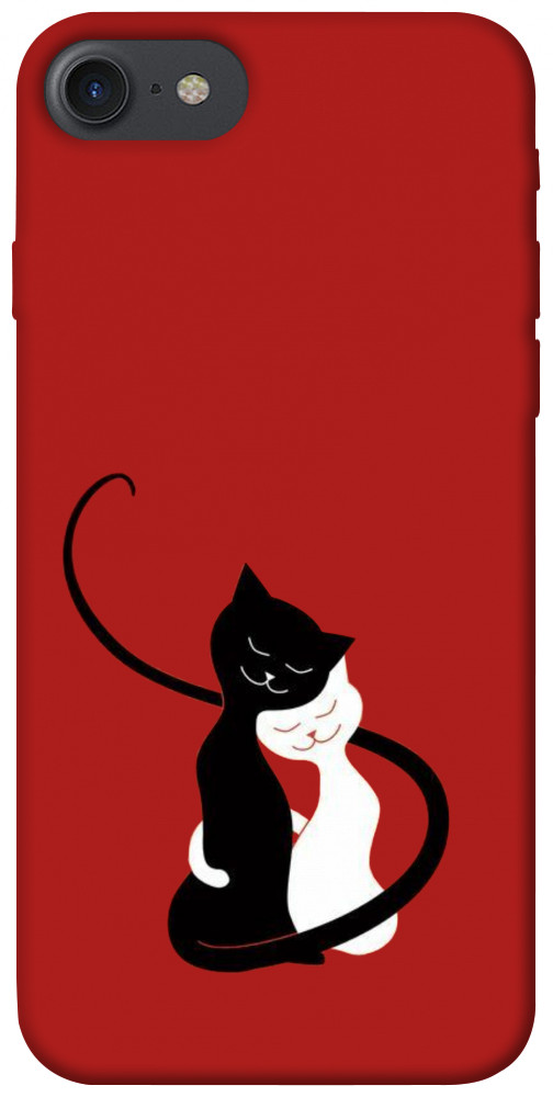 Чехол Влюбленные коты для iPhone 8