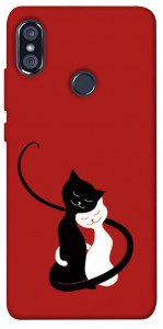 Чехол Влюбленные коты для Xiaomi Redmi Note 5 Pro