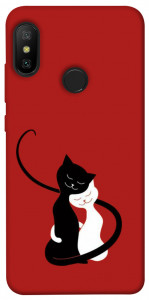 Чехол Влюбленные коты для Xiaomi Redmi 6 Pro