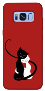 Чехол Влюбленные коты для Galaxy S8 (G950)