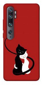Чехол Влюбленные коты для Xiaomi Mi Note 10 Pro
