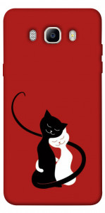 Чехол Влюбленные коты для Galaxy J5 (2016)