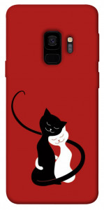 Чехол Влюбленные коты для Galaxy S9