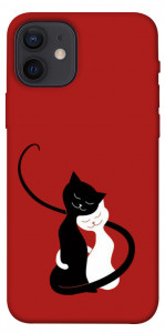 Чохол Закохані коти для iPhone 12