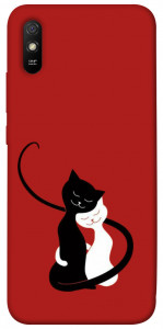 Чохол Закохані коти для Xiaomi Redmi 9A